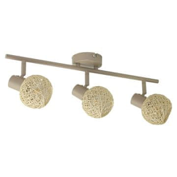 shumee Moderna kašmirska stropna svetilka z okrasnim trakom in premičnimi reflektorji 3xE14 10W DEX Milagro