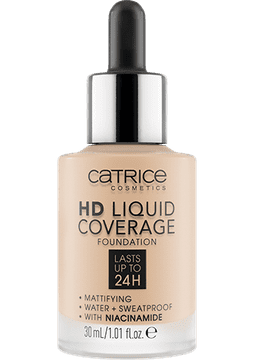 shumee CATRICE HD tekoči matirajoči puder za obraz 010 svetlo bež 30 ml