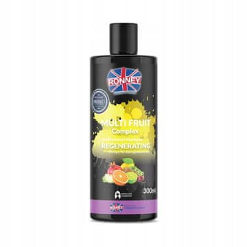 shumee RONNEY MultiFruit Complex regeneracijski šampon za suhe in poškodovane lase 300 ml