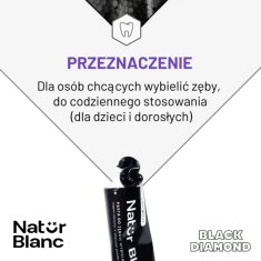 shumee SYLVECO Natur Blanc zobna pasta za beljenje zob Black Diamond 100 ml