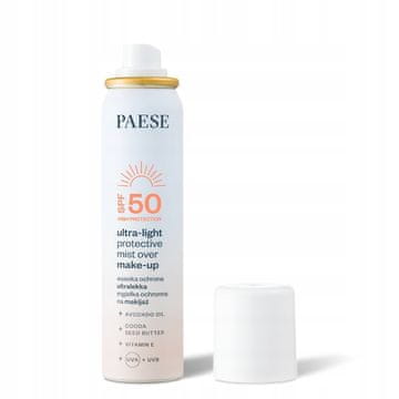 shumee PAESE ultra lahka zaščitna meglica za ličila SPF50 75 ml