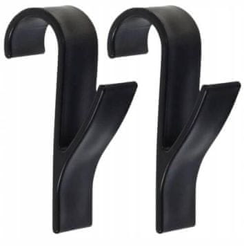 shumee ECARLA kavelj za radiator črne barve U16CZ 2 kosa