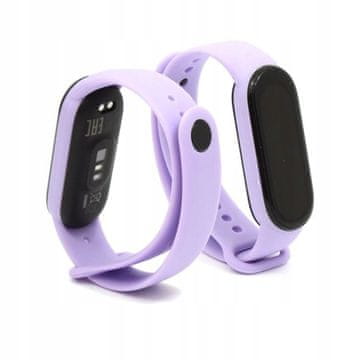 shumee Nadomestni pašček za Xiaomi Mi Band 5 6 6 NFC 7 za pametno zapestnico 7 vijoličen