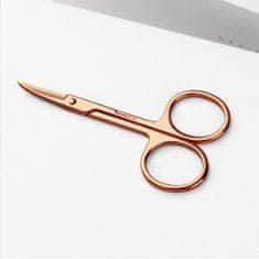 shumee ECARLA kozmetične škarje za obnohtno kožico 9 cm roza zlate AK12