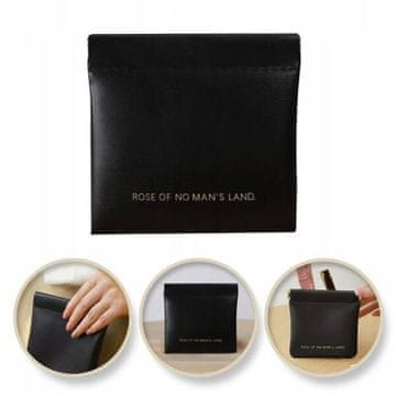 shumee ECARLA Organizator za spodnje vložke iz eko usnja, črne barve ORM34CZ