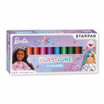 shumee STARPAK ŠOLSKI PLASTELIN 12 BARV BARBIE