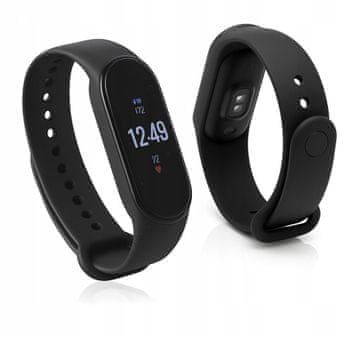 shumee Pašček za Xiaomi Mi Band 5 / 6 črne barve