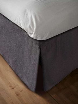 shumee Pregrinjalo za posteljo 105 cm, grafitna barva