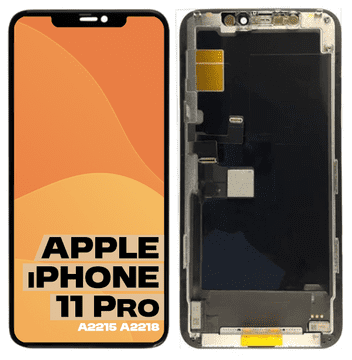 shumee Originalni LCD zaslon za iPhone 11 Pro OLED črne barve