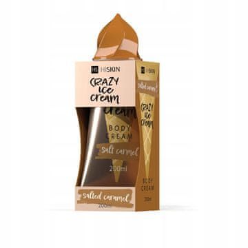 shumee HISKIN Crazy Ice Cream krema za telo s slanim karamelom 200 ml