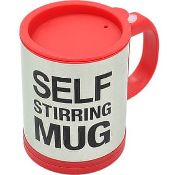 shumee TERMO SKODELICA ZA KAVO/ČAJ S SAMOMEŠALKO RDEČA 350 ML