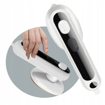 shumee MALI POTOVALNI LIKALNIK ZA OBLAČILA, BEL, PRENOSNI 150°C