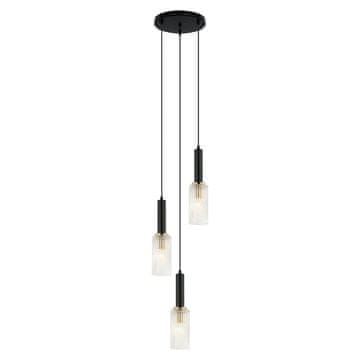 Italux Viseča svetilka PEROLA PND433093 BKBR Italux