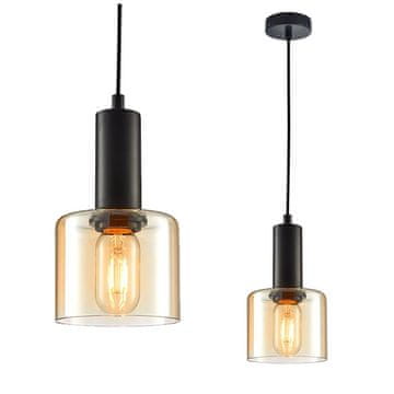 Italux SANTIA viseča svetilka PND653421BKAMB Italux