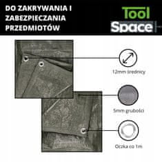 shumee Ponjava 6x8m zaščitna pokrivna ponjava ZELENA DEBELA 90g 48m2 MOČNA ++