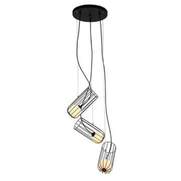 Italux Viseča svetilka Coco MDM39413 BK Italux