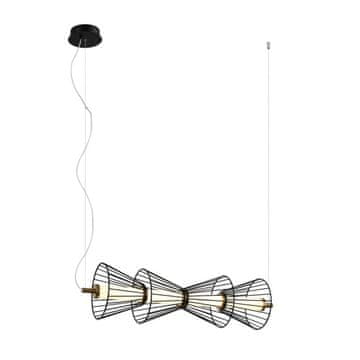 Italux LED viseča svetilka 15W SANKE PND638494BK Italux