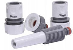 shumee 4-delni komplet škropilnikov za 1/2” cev WHITE LINE