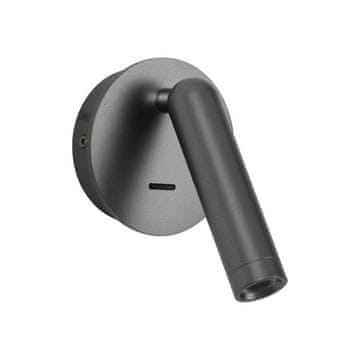 shumee 25W LED stenska svetilka s reflektorjem in stikalom CARDA WL648341GR Italux