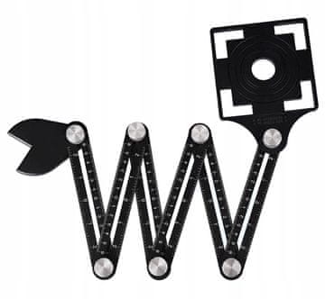 shumee Marker, ravnilo, šablona, vzorec lukenj, ploščice Falon-Tech FT065