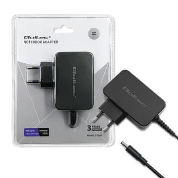 shumee Napajalnik za prenosnik Qoltec Dell 45W | 19,5V | 2,31A | 4,5*3,0+pinski