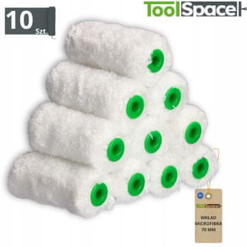 shumee Valjček za barvanje iz mikrovlaken, vložek iz mikrovlaken, 11 cm, barvanje brez lis, 10 kosov