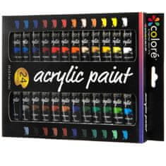 shumee AKRILNE BARVE V TUBI PROFESIONALNI KOMPLET KOMPLET NAJBOLJŠIH BARV 24 x 12 ml