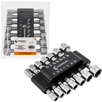 shumee KOMPLET NASADNIH KLJUČEV, NASADNIH KLJUČEV, NASTAVKOV, IZVIJAČEV, VRTALNIKOV, 14-delni. VERGIONIC
