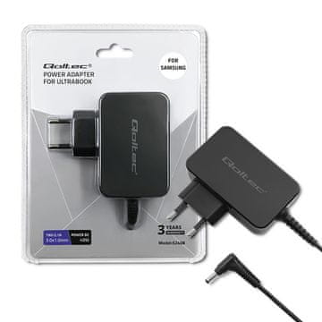 Napajalnik Qoltec za prenosnik Samsung Ultrabook 40W | 19V | 2.1A | 3.0*1.0