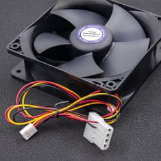 Qoltec Ventilator Qoltec ForceFan 6000 vrt/min | 120 mm | 12 V
