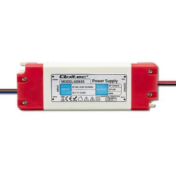 Qoltec LED stikalni napajalnik IP20 | 60W | 12V | 5A