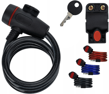 shumee KABEL ZA KLJUČAVNICO ZA KOLO, DOLG 1 meter