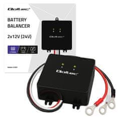 shumee Qoltec 24V napetostni uravnoteževalec za 2 x 12V | 5A | LiFePO4 AGM GEL baterije