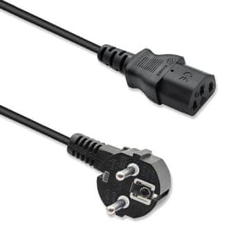 Qoltec IEC C13/SCHUKO napajalni kabel | 3x0,75 mm² | 1,4 m
