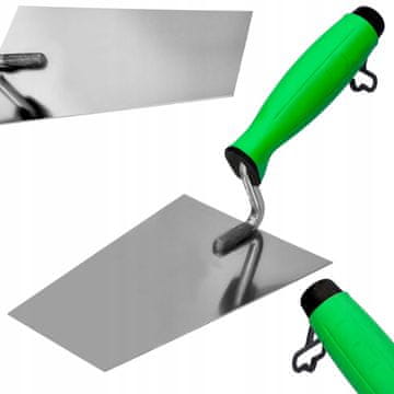 shumee Trapezoidna gladilka, nerjaveče jeklo, 160 GUMA