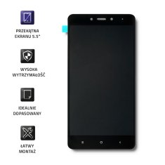 shumee LCD-zaslon na dotik Qoltec za Xiaomi RedMi Note 4