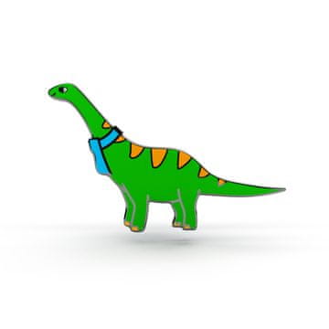 Pinets® PINETS zelena dinozavrska značka s šalom