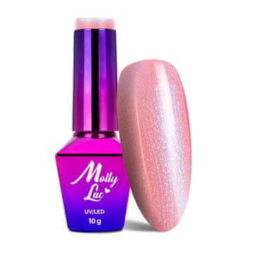 shumee MollyLac Hibridni lak za nohte MollyLac Wedding dream champagne Bubbly Strawberry 10 g št. 383