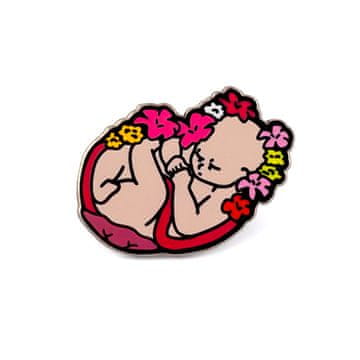Pinets® PINETS pin Rojstvo dojenčka v rožah