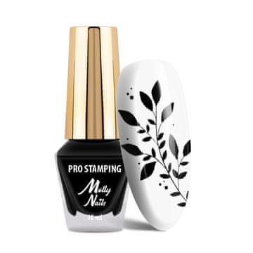 shumee Molly Nails PRO žigosanje črno 10 ml
