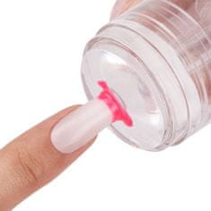 shumee Silikonski žig Molly Nails z nastavljivo velikostjo vzorca in gumijastim nastavkom