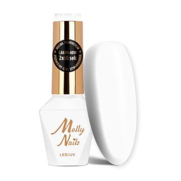 shumee Molly Nails Hypnotise White HEMADiHEMA Free 8g hibridni lak za nohte