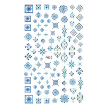 shumee Nalepke za nohte tanke samolepilne vzorce okraske št. F033
