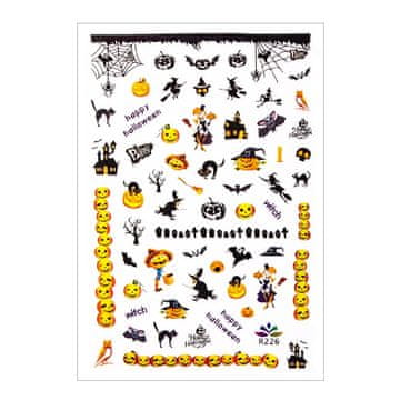 shumee Tanke samolepilne nalepke za nohte za noč čarovnic R226