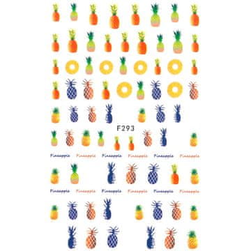 shumee Tanke samolepilne nalepke za nohte z motivom sadja F293