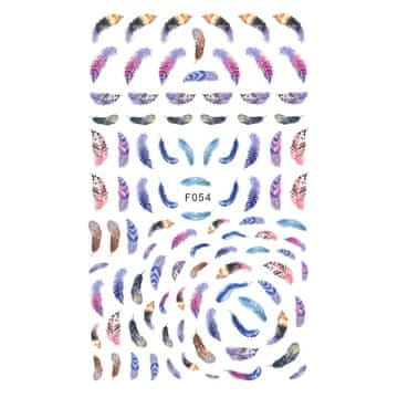 shumee Tanke samolepilne nalepke za nohte št. F054