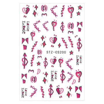 shumee Tanke samolepilne nalepke za nohte Valentinovo STZCS200