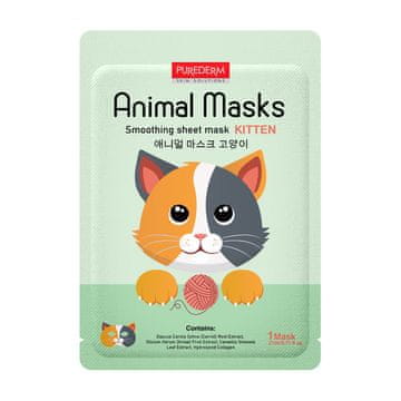 shumee PUREDERM Animal Mask gladilna maska za obraz za mucek 21 ml