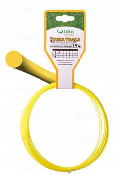 shumee Kosilna nitka za motorne kose in trimerje 1,3 mm, 15 m okrogel rumeni Cedrus