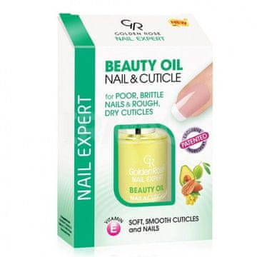 shumee GOLDEN ROSE Nail Expert Beauty Oil Nail&Cuticle - olje za obnohtno kožico 11 ml